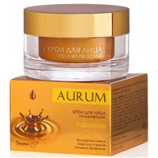 Aurum. Крем для лица увлажняющий с золотом (45 г)